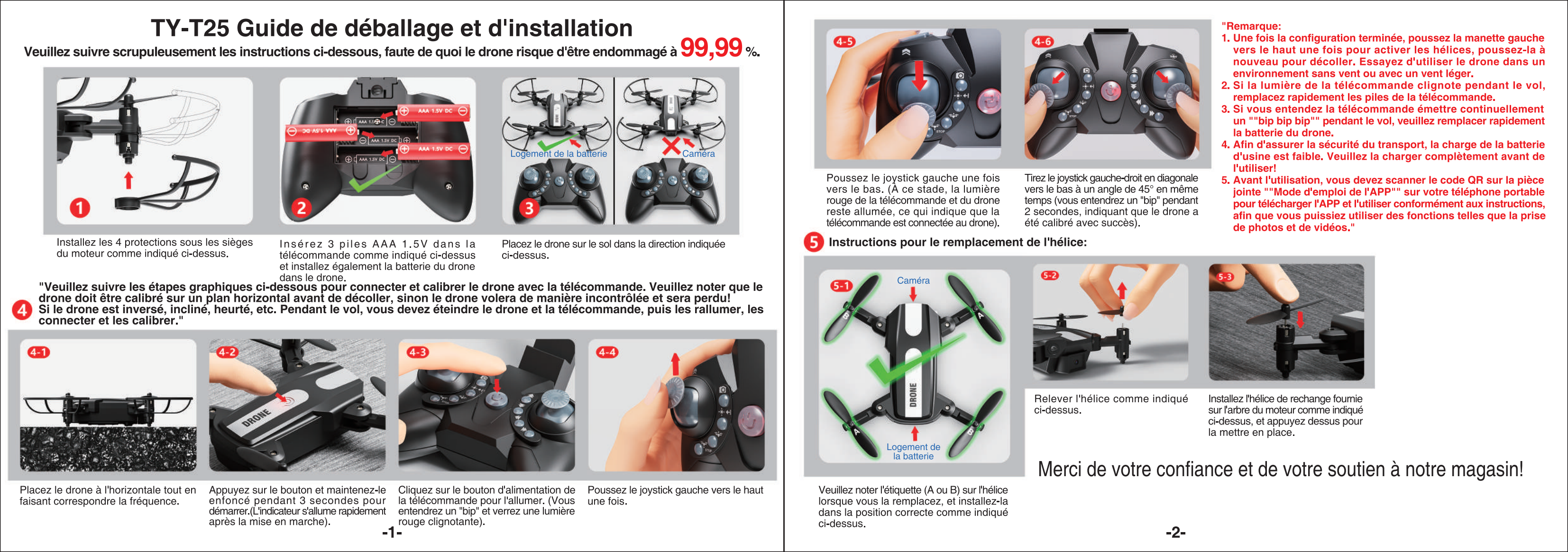 Hướng dẫn sử dụng mở hộp Drone T25